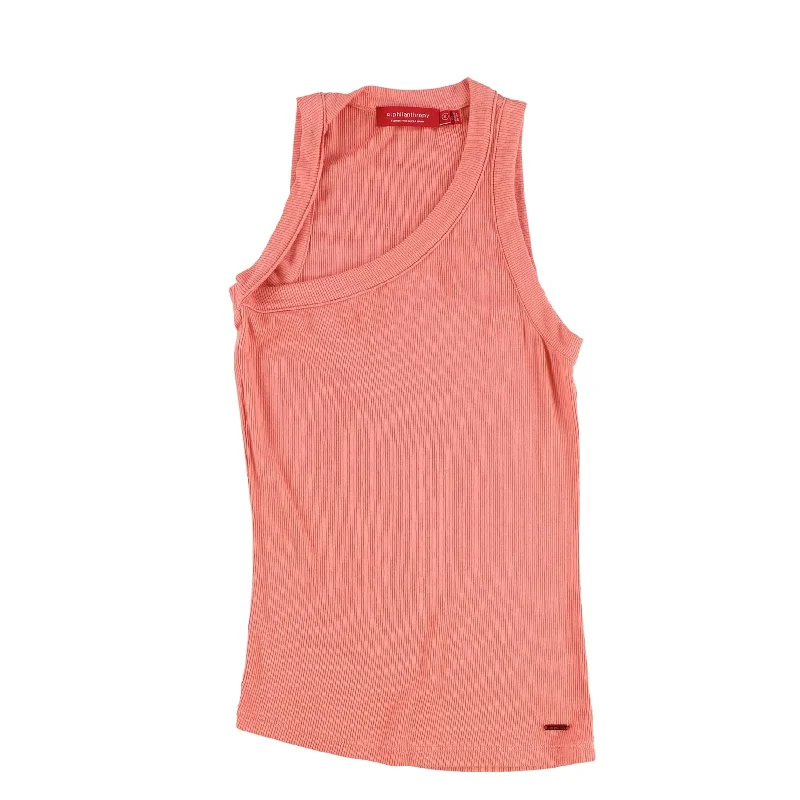 n:philanthropy Womens Gellar Tank Top, Orange, Small