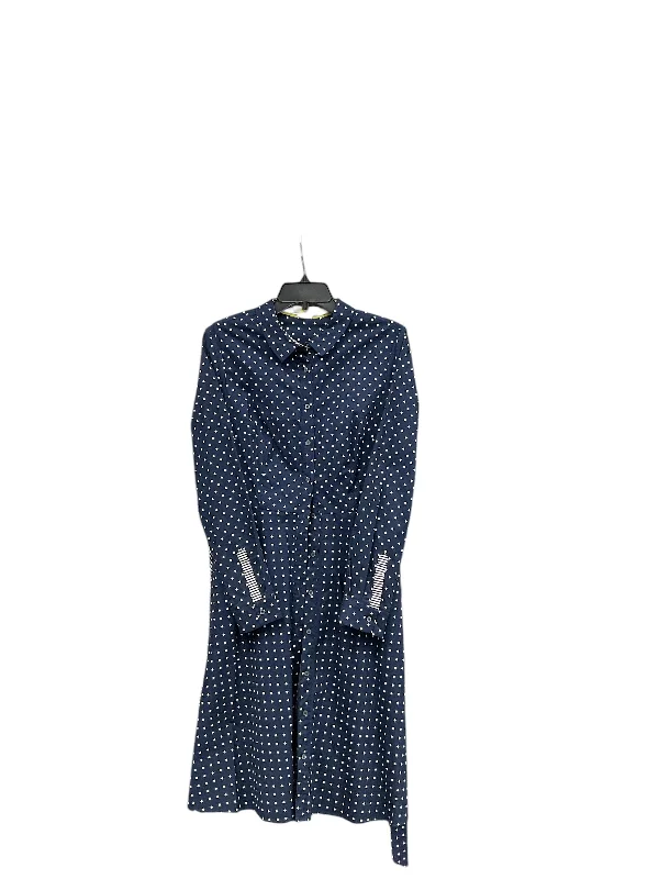 Dress Casual Midi By Boden In Navy, Size: 8