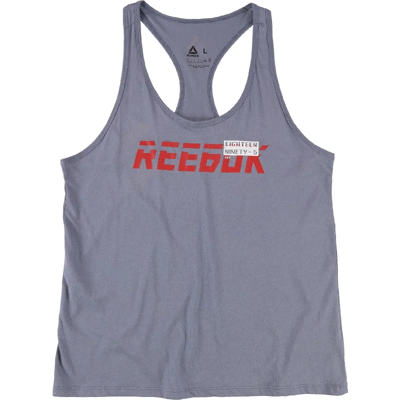 Reebok Mens EIGHTEEN NINETY FIVE Muscle Tank Top, Grey, Large