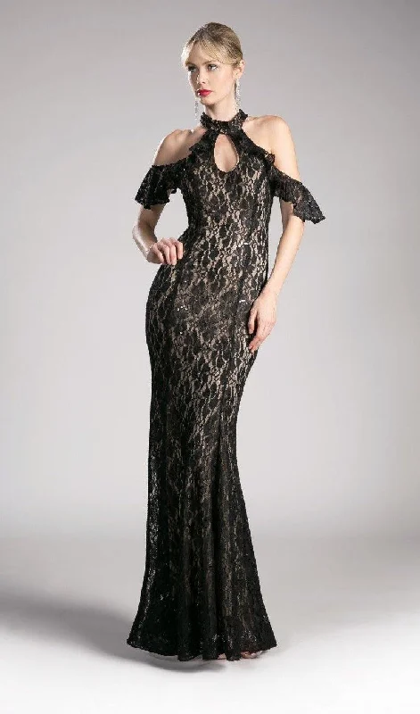 Black S Cinderella Divine C0701 Fitted Long Dress Formal Sale