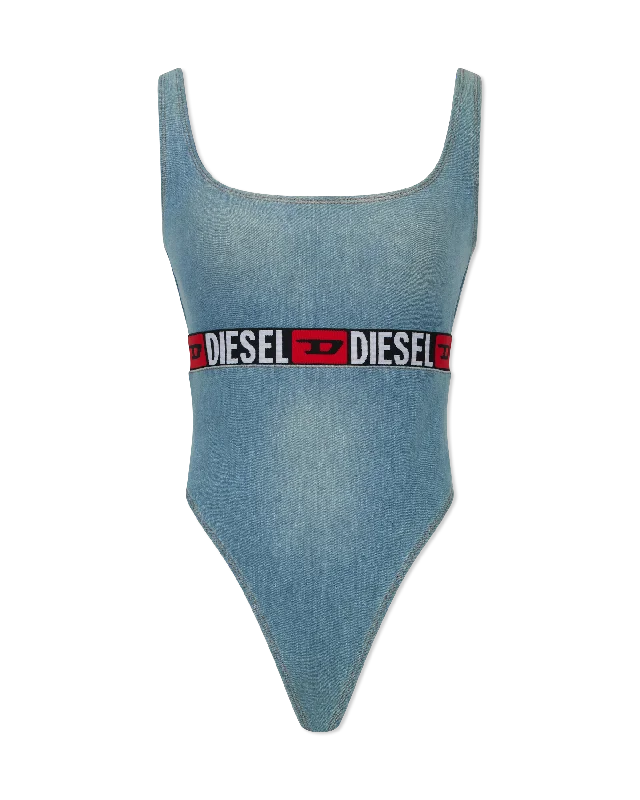 De-Geny S Denim Bodysuit