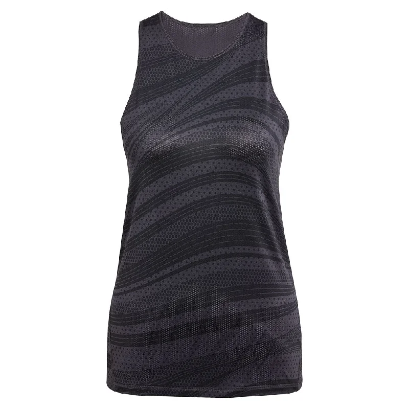 Women`s Club Graphic Tennis Tank Carbon