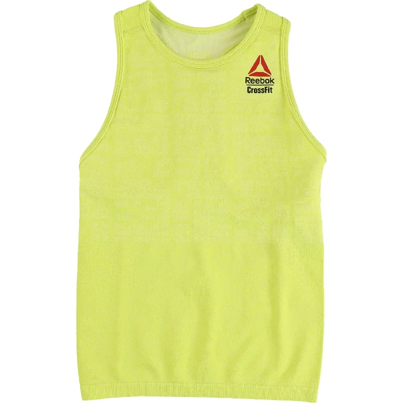 Reebok Womens CrossFit Myoknit Racerback Tank Top, Green, XX-Small