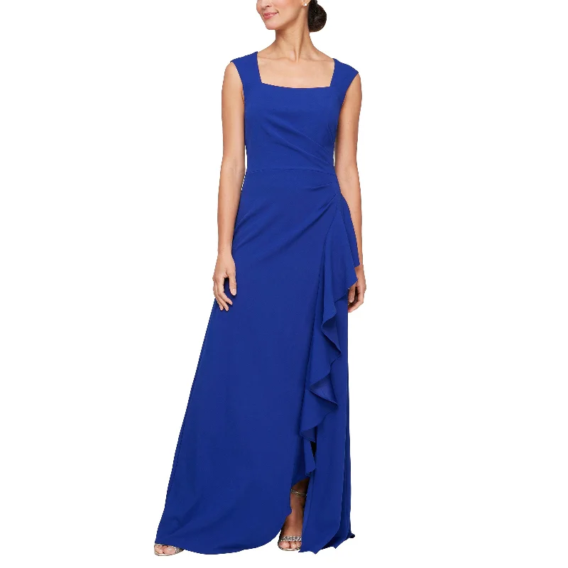 Alex Evenings 5160414 Long Formal Ruffle Evening Dress