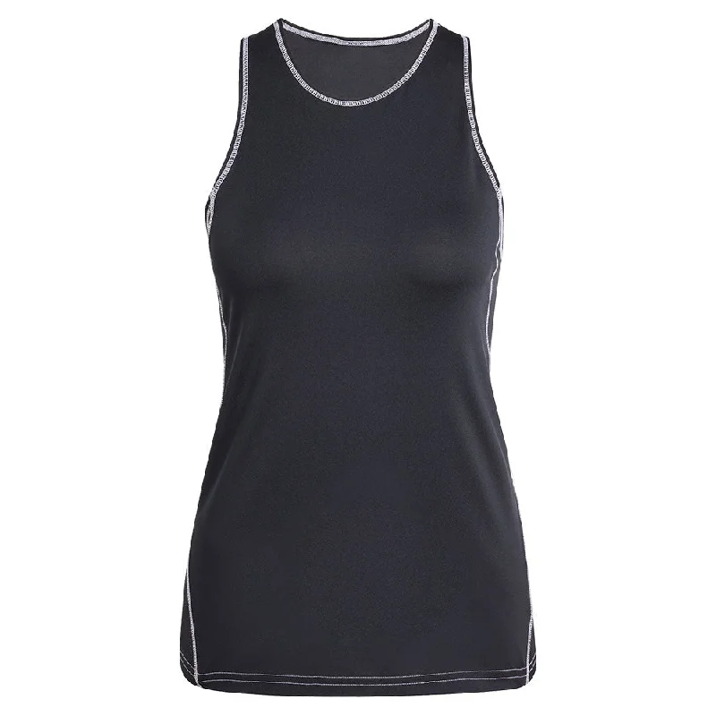 Women`s Club Tennis Tank Black