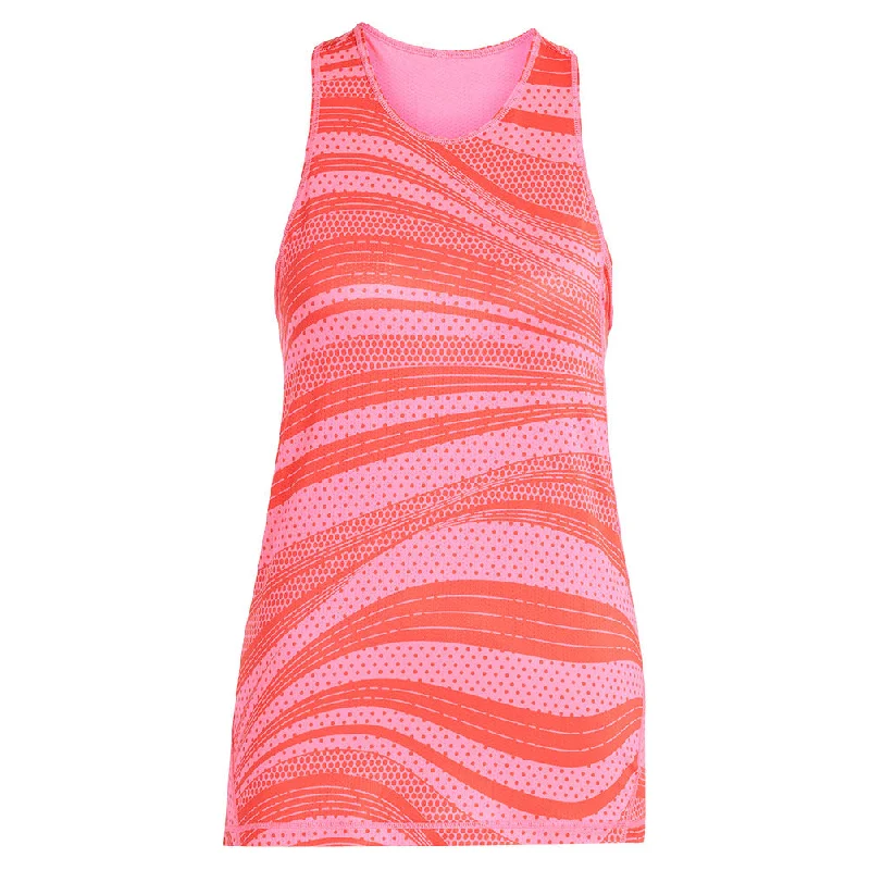 Women`s Club Graphic Tennis Tank Lucid Pink