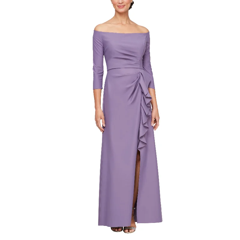 Alex Evenings 8134325 Long Formal Mother of the Bride Dress