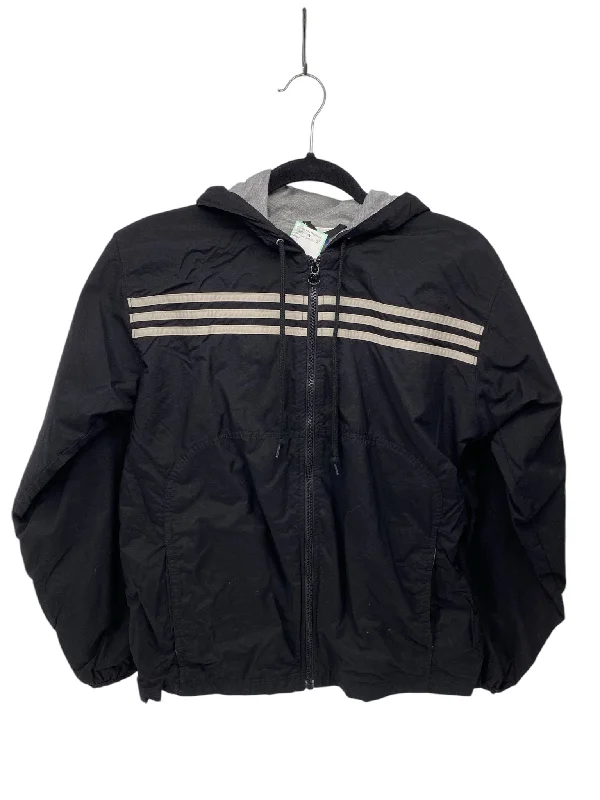 Adidas Misses Size Small Black Outerwear Jacket