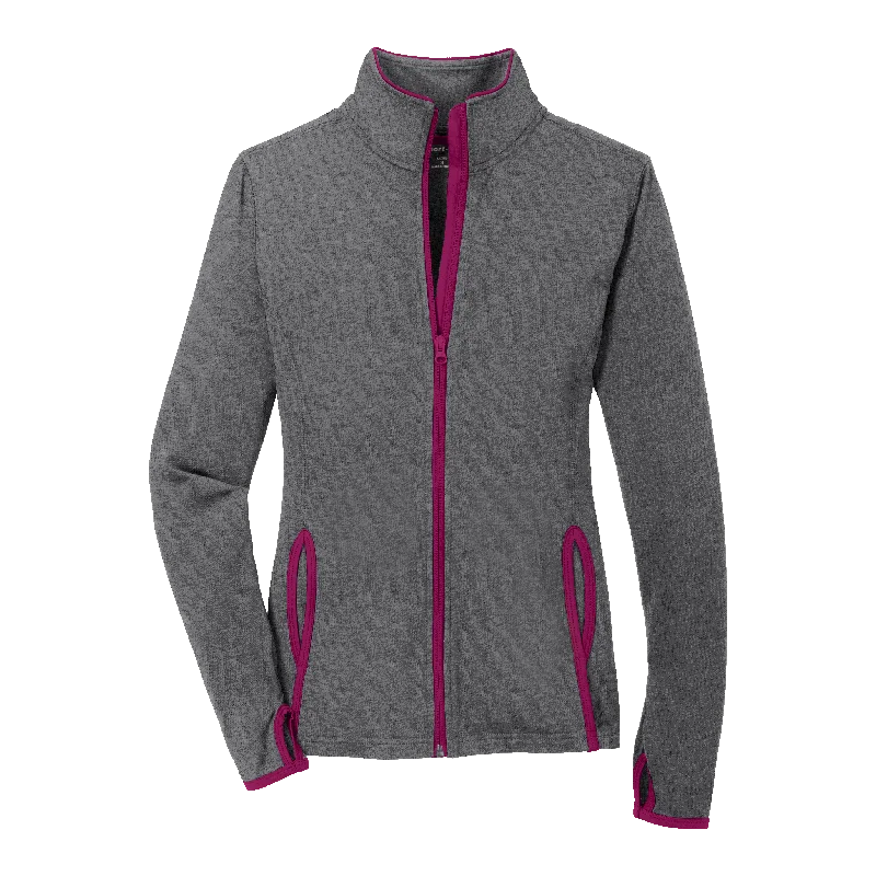 Charcoal Grey Heather/Pink Rush