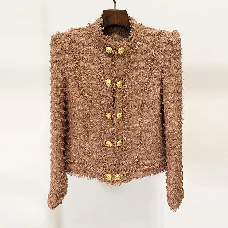 Calliope Camel Tweed Jacket