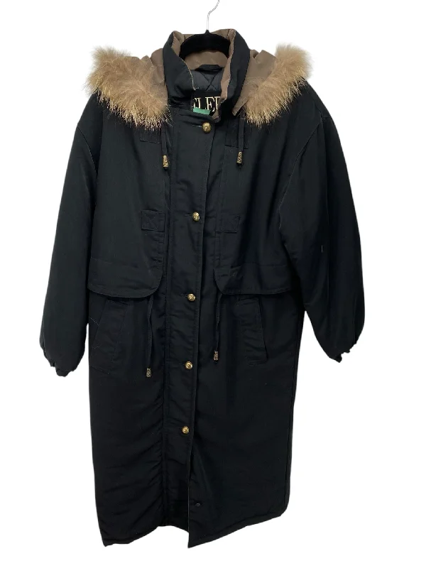 Fleet Street Misses Size Medium Black Outerwear Jacket