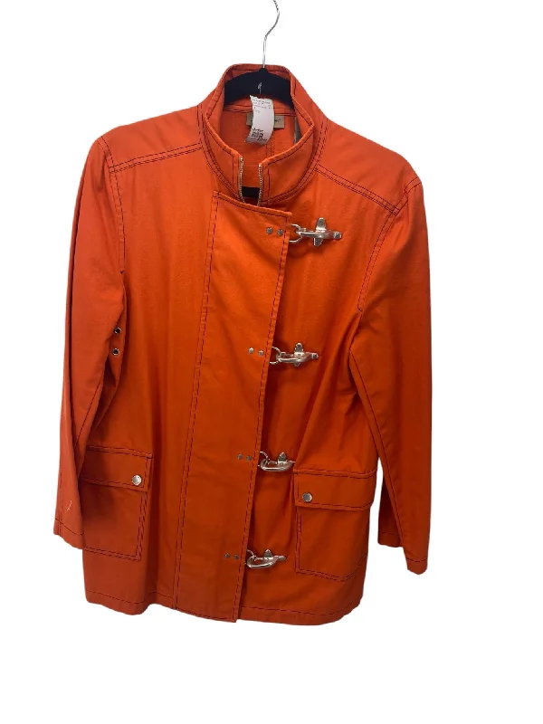 i.e. Misses Size Medium Orange Outerwear Jacket