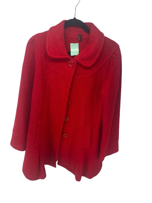 It's SO You Boutique Misses Size Medium Red Outerwear Jacket