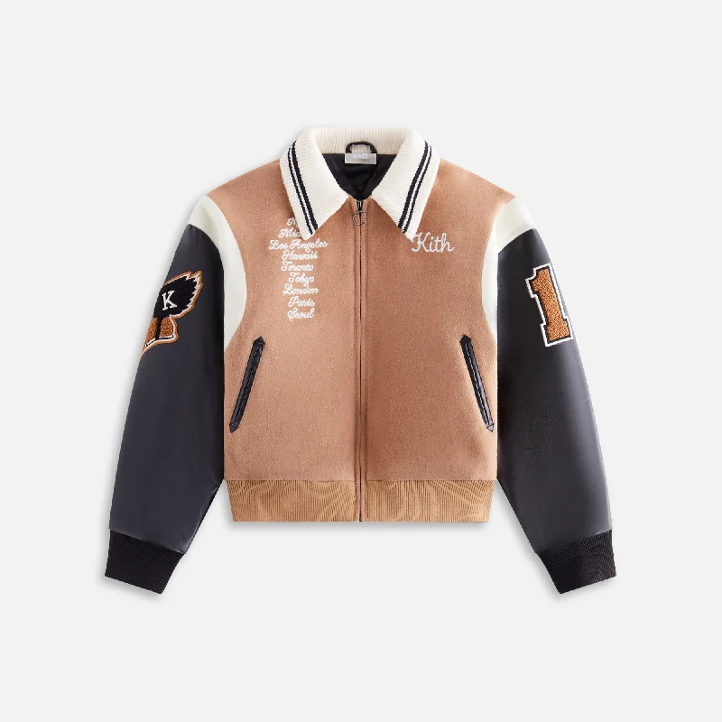 Kith Kids Wool Varsity Jacket - Dorado