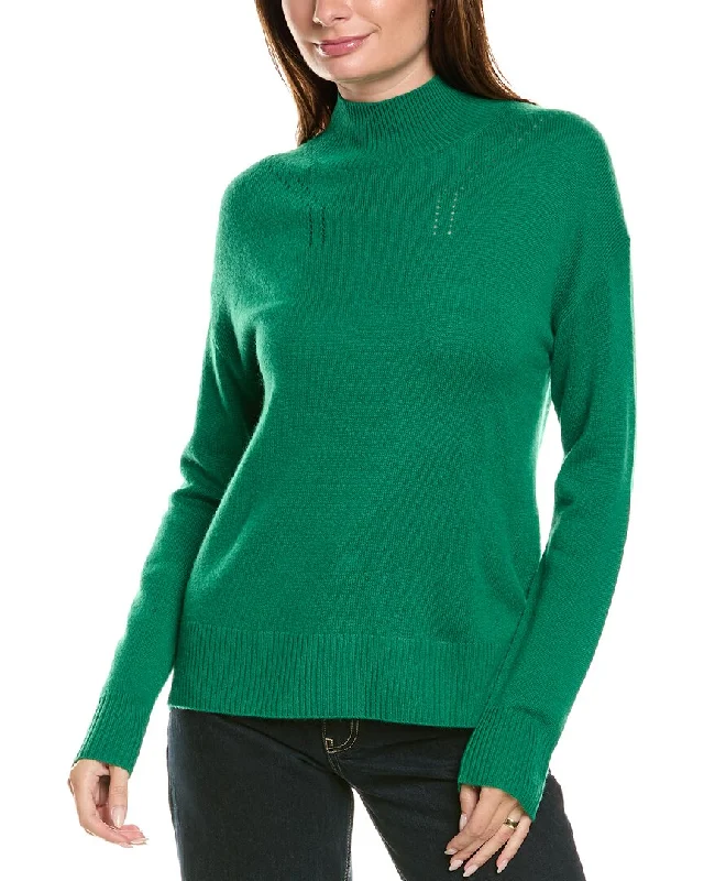 Kier+J Turtleneck Wool & Cashmere-Blend Sweater