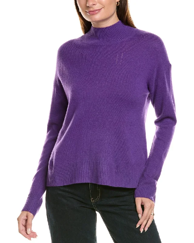 Kier+J Turtleneck Wool & Cashmere-Blend Sweater