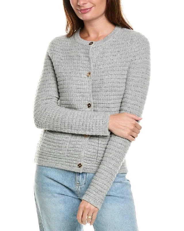 Kier+J Wool & Cashmere-Blend Cardigan