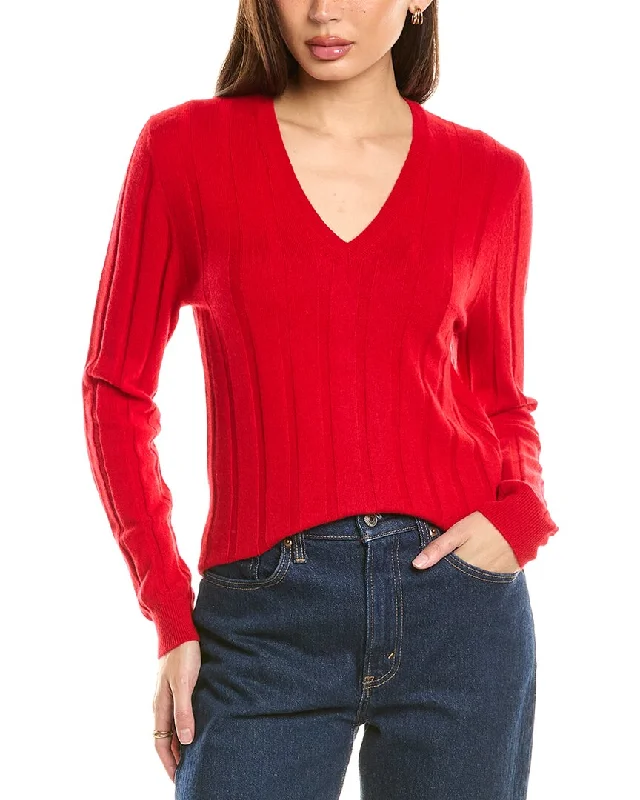 Malo Cashmere Wide Rib Wool & Cashmere-Blend Sweater