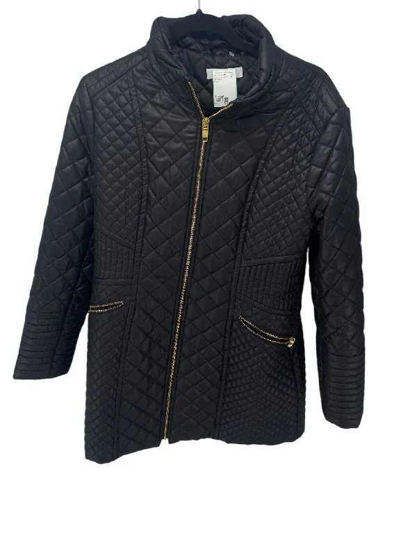 Via Spiga Misses Size Large Black Outerwear Jacket