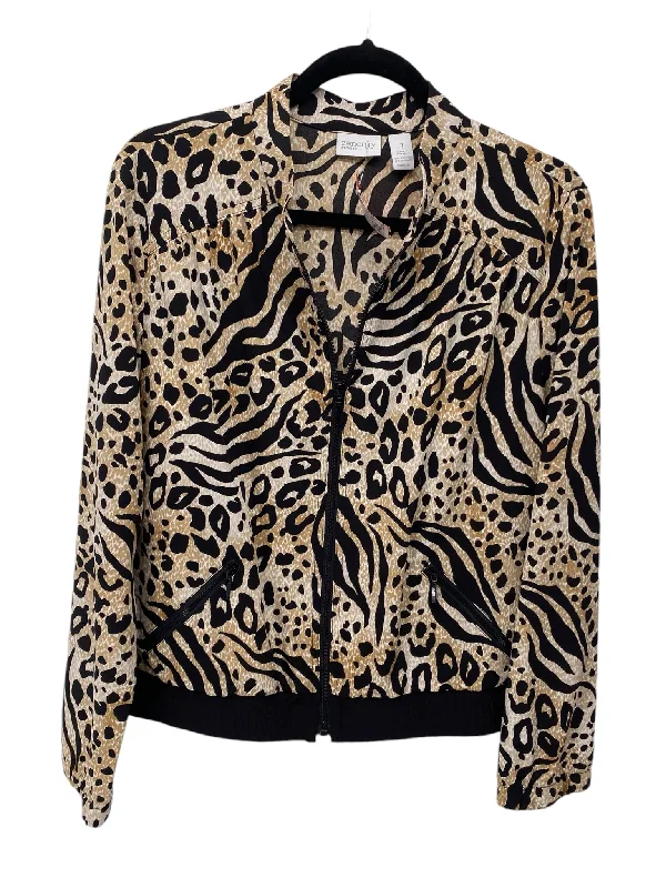 Chico's Misses Size Chico's 1 (8) Animal Print Tops Jacket