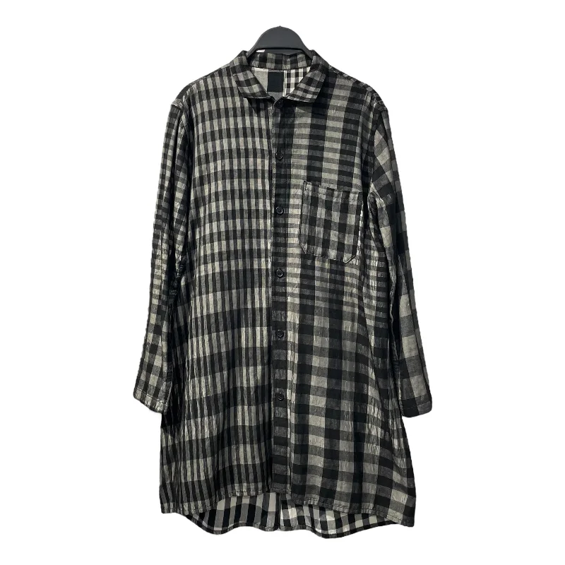 Y's/LS Shirt/1/Black/Cotton/Plaid/YK-B33-033