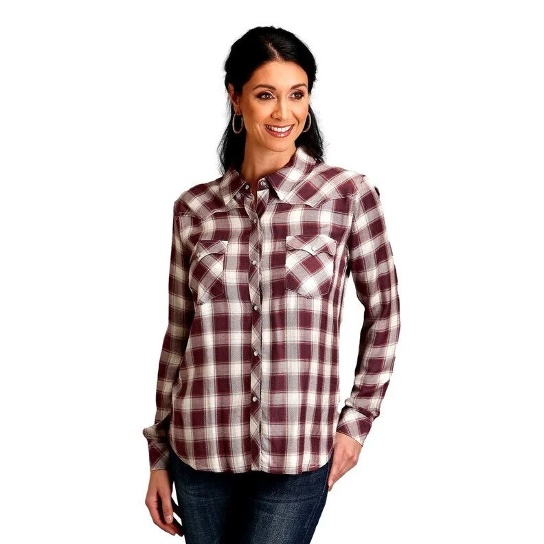 Stetson Western Shirt Womens L/S Snap Gauch Plaid 11-050-0597-6025 WI