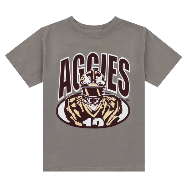 Youth Aggies Football Player T-Shirt