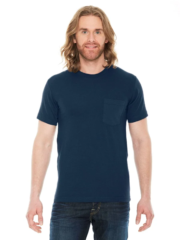 American Apparel Unisex Fine Jersey Pocket Short Sleeve T-Shirt