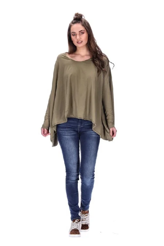 Emma Top Long Sleeve Olive