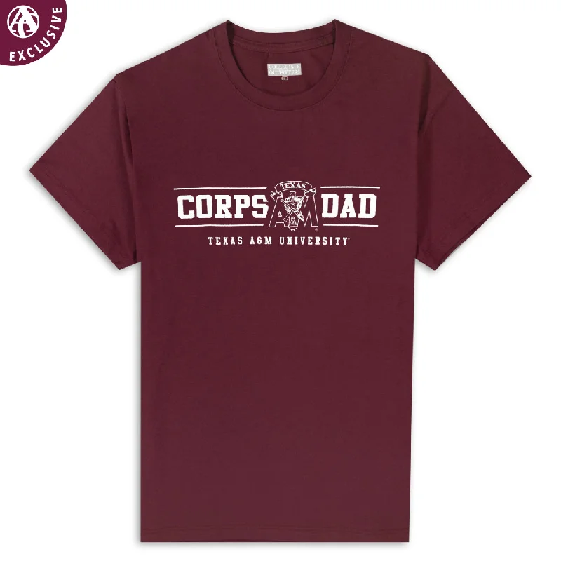 Texas A&M Corps Dad Maroon T-Shirt