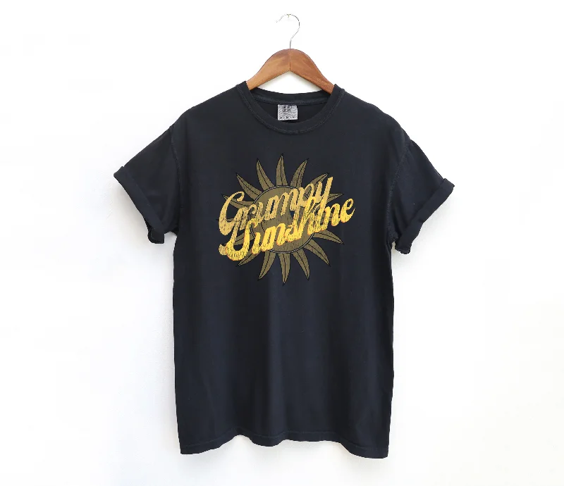 grumpy sunshine t-shirt in black