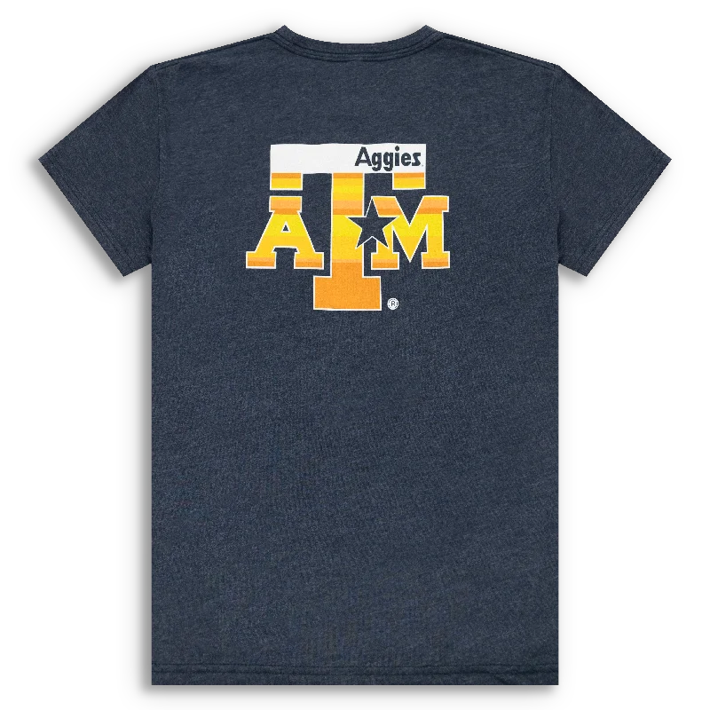 Texas A&M Blue & Orange Star T-Shirt