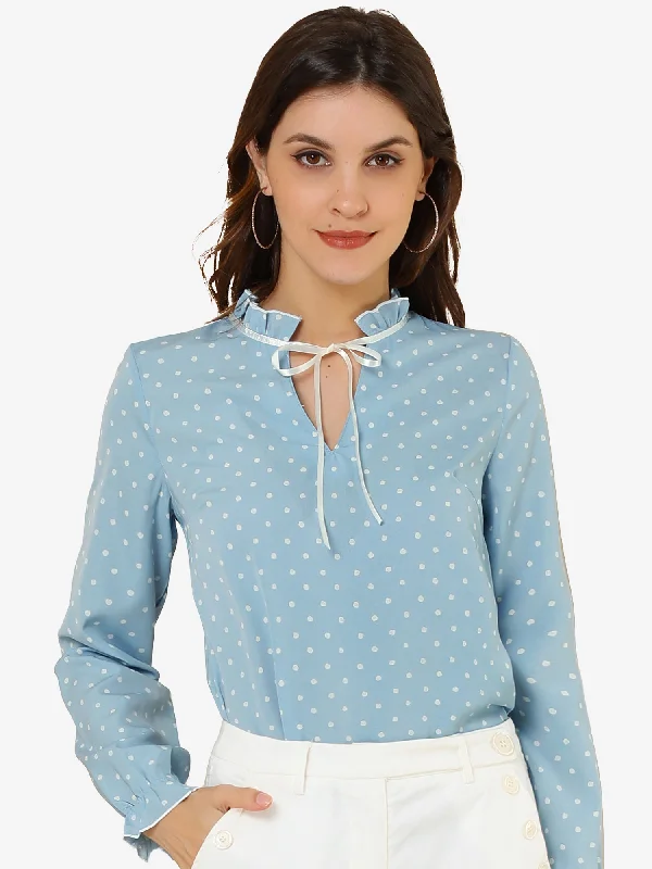 Light Blue-Polka Dots