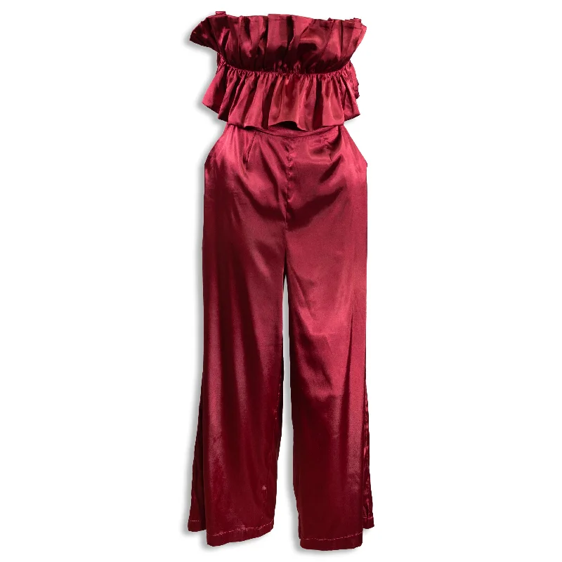 Pleated Top Jumpsuit