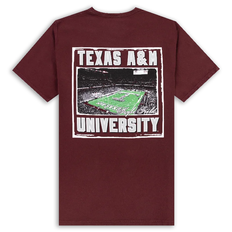 Texas A&M University SEC Kyle Field Fly Over Maroon T-Shirt