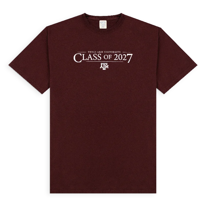 Texas A&M Class of 2027 Maroon T-Shirt