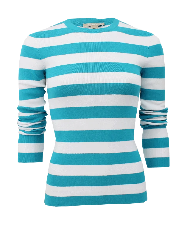 Striped Long Sleeve Crew