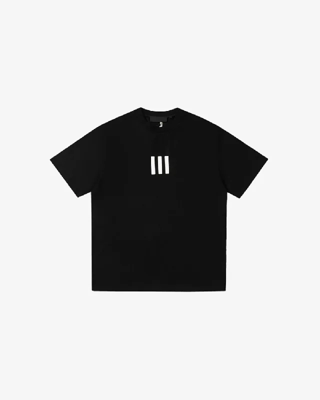 Fear Of God X Adidas Joint Three-Dimensional Rubber Three-Bar T-Shirts