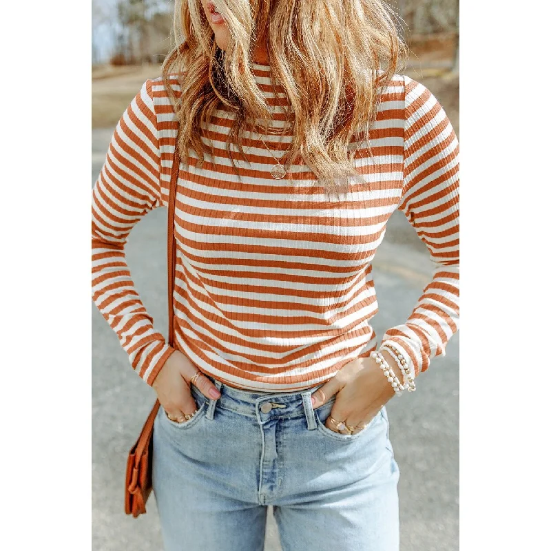 Mia Striped Long Sleeve Top