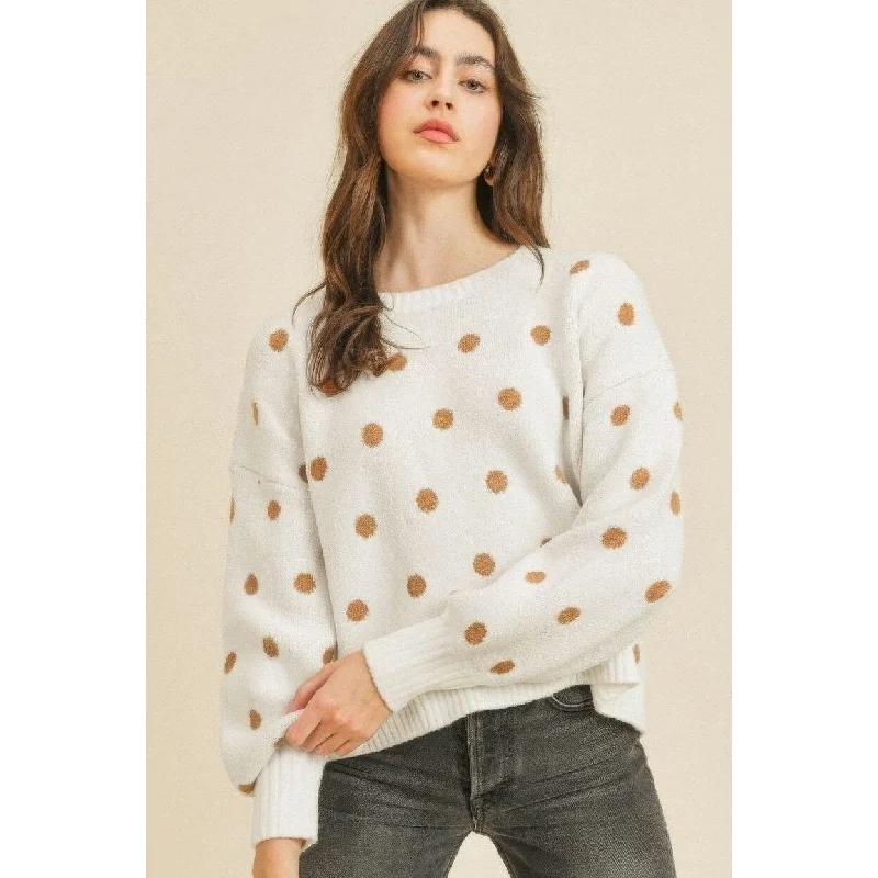 Polka Dots Long Sleeve Top