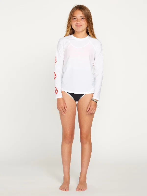 Simply Core Long Sleeve UPF 50 Rashguard - Candy Apple