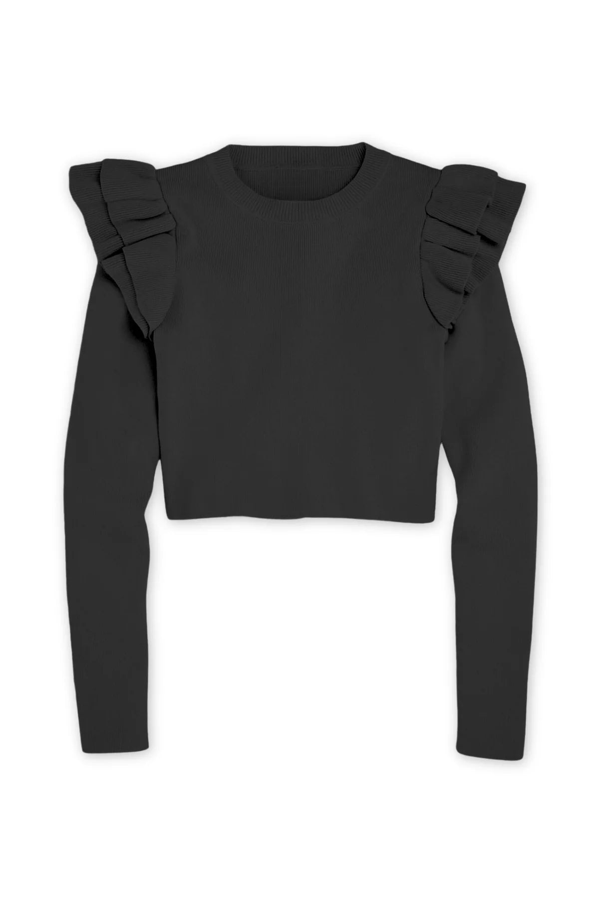 Black Long Sleeve Isla Top