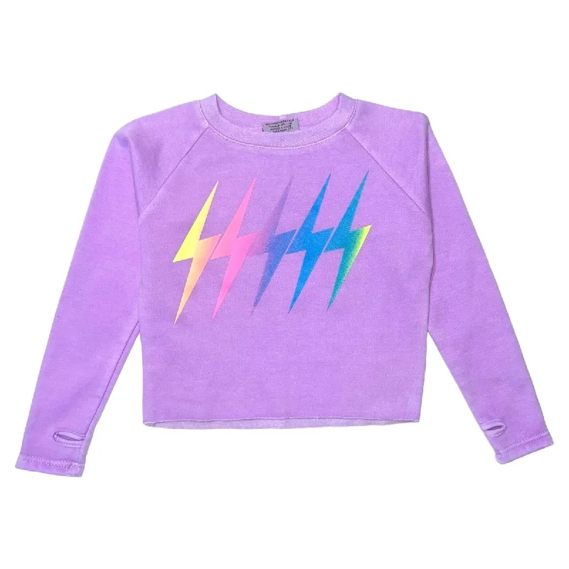 OMBRÉ BOLTS SWEATSHIRT