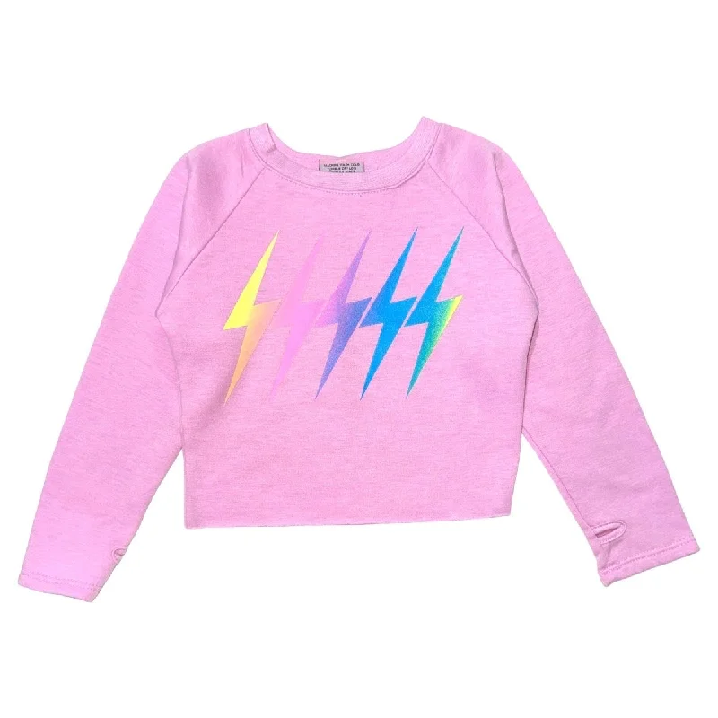 OMBRÉ BOLTS SWEATSHIRT