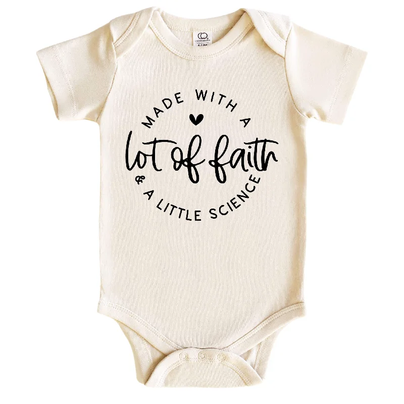 Made With A Little Science Graphic Bodysuit | Natural