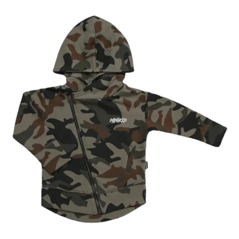 CAMO ZIP UP HOODIE RAMONES