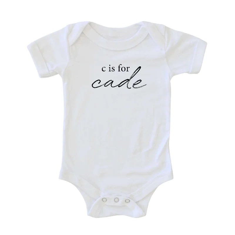 Personalized Graphic Bodysuit | White