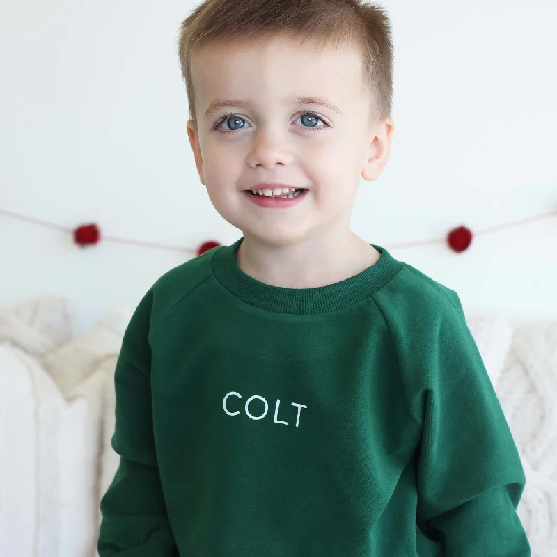 Personalized Kids Graphic Sweatshirts | Merry & Bright