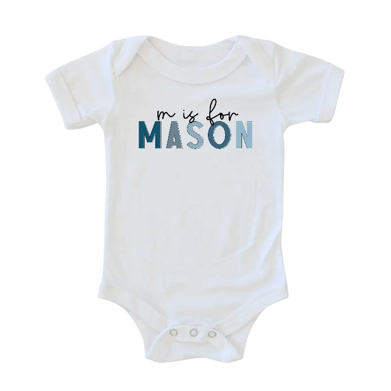 Personalized Name Graphic Bodysuit | White