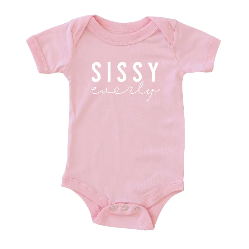 Sissy Personalized Graphic Bodysuit | Pink